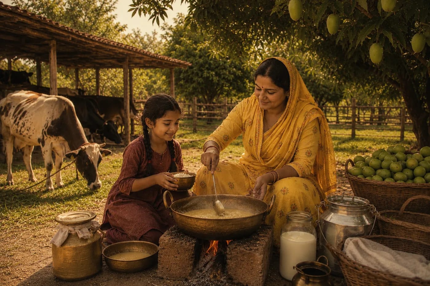 Generational legacy — mother and daughter storytelling at Radhika Farms